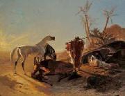 Theodor Horschelt Auf Holz Aufgezogen Spain oil painting artist